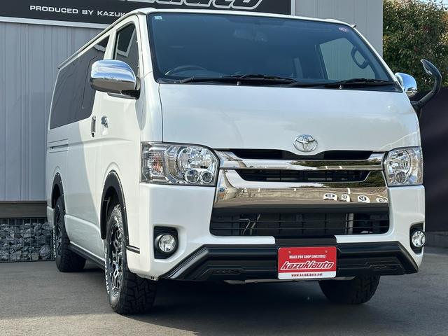 ハイエースバン ロングスーパーＧＬ　パールホワイト／２ＷＤガソリン／標準ボディ／カスタムベース車両／ラギッド／アウトドア仕様／ベッドキット／車中泊仕様／キャンプ仕様／　釣り仕様／ライトカスタム車両（45枚目）