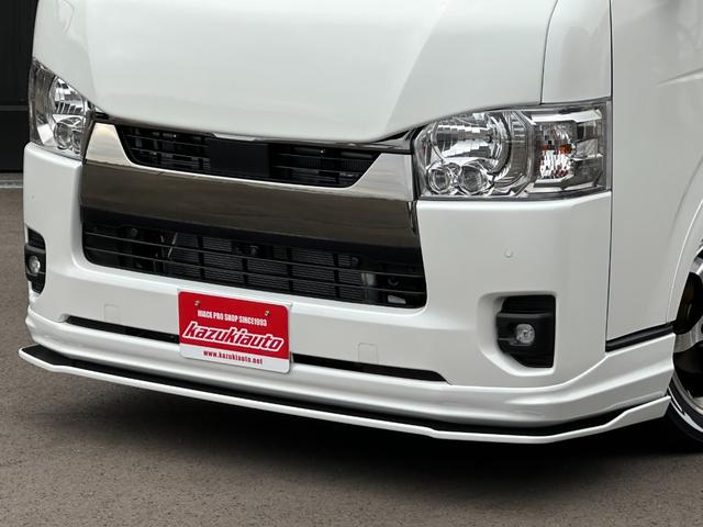 ハイエースバン スーパーＧＬ　ダークプライムＩＩ　ＢＵＡＮＪＡＰＡＮデモカー／ブラウンアンティーク仕様／ローダウン／ベッドキット／アルパインＢＩＧＸフローティングナビ／アルパイン１２．８型フリップダウンモニター（5枚目）