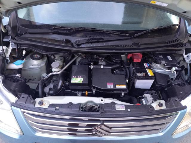 ワゴンR FX オートエアコン スズキセーフティサポート SDメモリナビ CD ラジオ ワンセグテレビ ワンオーナー アイドリングストップ(16枚目)