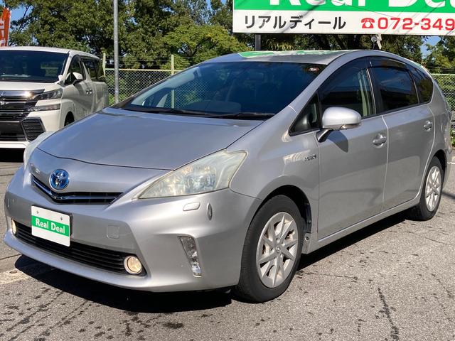 プリウスアルファ S 5名・スマートキー・PUSHスタート・純正SDナビ・TV・Bluetooth・バックカメラ・LEDヘッドライト・純正アルミホイール・オートエアコン・ECOモード・EVモード・電動格納ミラー・ETC(21枚目)