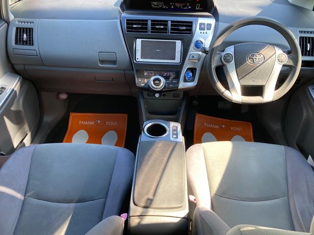 プリウスアルファ S 5名・スマートキー・PUSHスタート・純正SDナビ・TV・Bluetooth・バックカメラ・LEDヘッドライト・純正アルミホイール・オートエアコン・ECOモード・EVモード・電動格納ミラー・ETC(43枚目)