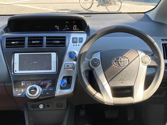 プリウスアルファ S 5名・スマートキー・PUSHスタート・純正SDナビ・TV・Bluetooth・バックカメラ・LEDヘッドライト・純正アルミホイール・オートエアコン・ECOモード・EVモード・電動格納ミラー・ETC(44枚目)