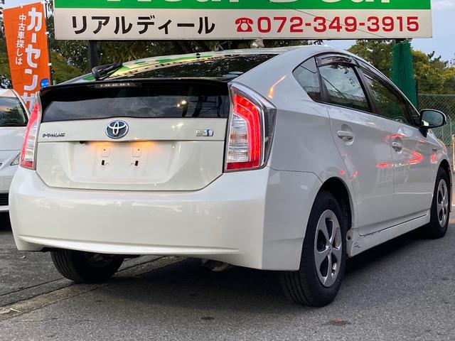 プリウス S 後期モデル・パールホワイト・車内クリーニング・ボディーメンンテナンス・SDナビ・Bluetooth・Bカメラ・スマートキー・PUSHスタート・純正15インチアルミホイール・HIDヘッド・オートAC(25枚目)