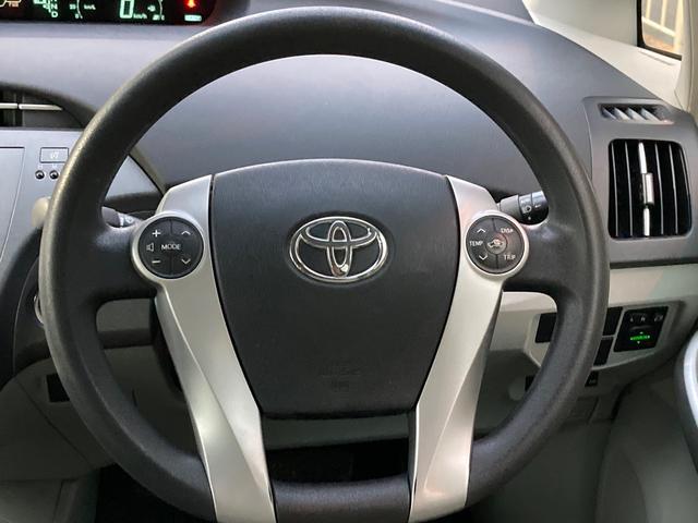 プリウス S 後期モデル・パールホワイト・車内クリーニング・ボディーメンンテナンス・SDナビ・Bluetooth・Bカメラ・スマートキー・PUSHスタート・純正15インチアルミホイール・HIDヘッド・オートAC(39枚目)