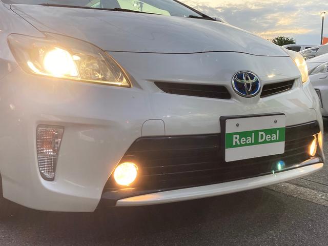 プリウス S 後期モデル・パールホワイト・車内クリーニング・ボディーメンンテナンス・SDナビ・Bluetooth・Bカメラ・スマートキー・PUSHスタート・純正15インチアルミホイール・HIDヘッド・オートAC(48枚目)