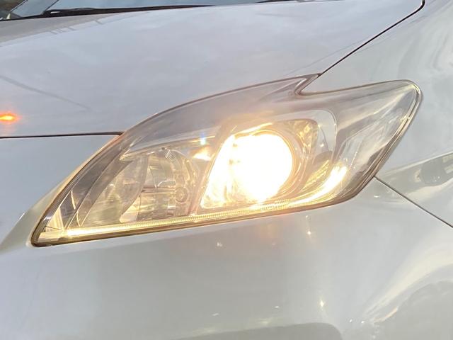 プリウス S 後期モデル・パールホワイト・車内クリーニング・ボディーメンンテナンス・SDナビ・Bluetooth・Bカメラ・スマートキー・PUSHスタート・純正15インチアルミホイール・HIDヘッド・オートAC(50枚目)