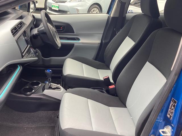 アクア S スマートキー・フルエアロ・純正ナビ・TV・Bカメラ・ETC・純正アルミ・PUSHスタート・プロジェクターヘッドライト・ECOモード・オートエアコン・AUTOライト・電動格納・アイドリングストップ(37枚目)