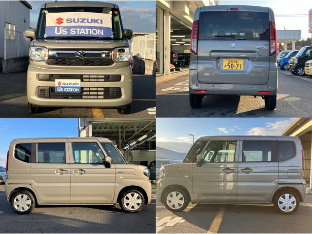 スペーシア ＨＹＢＲＩＤ　Ｇ　オートライト　スライドドア　プッシュスタート　オートエアコン　衝突被害軽減システム　アイドリングストップ　横滑り防止機能　衝突安全ボディ　盗難防止システム（4枚目）