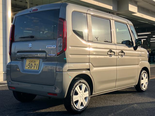 スペーシア ＨＹＢＲＩＤ　Ｇ　オートライト　スライドドア　プッシュスタート　オートエアコン　衝突被害軽減システム　アイドリングストップ　横滑り防止機能　衝突安全ボディ　盗難防止システム（52枚目）