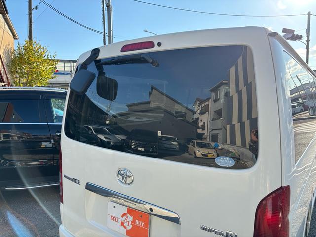 ハイエースバン ロングスーパーGL HDDナビ/地デジTV/バックカメラ/ETC/リアフリップダウンモニター/室内LED灯/リアスモーク小窓付き(14枚目)