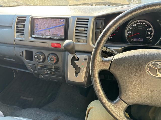 ハイエースバン ロングスーパーGL HDDナビ/地デジTV/バックカメラ/ETC/リアフリップダウンモニター/室内LED灯/リアスモーク小窓付き(46枚目)