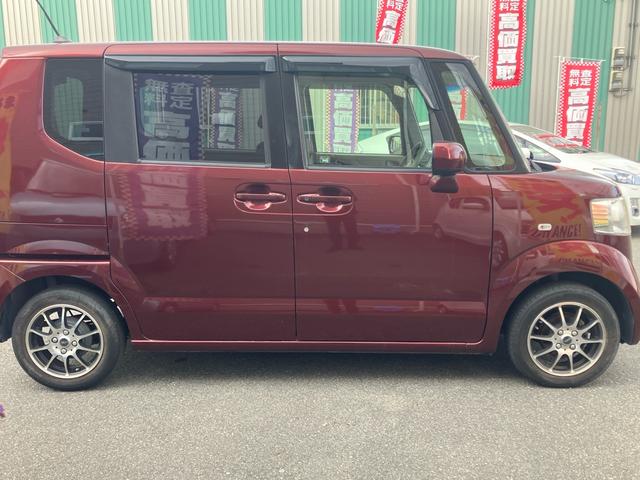 N-BOX G・Lパッケージ ETC ナビ TV付き 両側スライドドア 片側パワースライドドア バックカメラ スマートキー ステアリングスイッチ Clazzioシートカバー アイドリングストップ USB入力端子あり(4枚目)