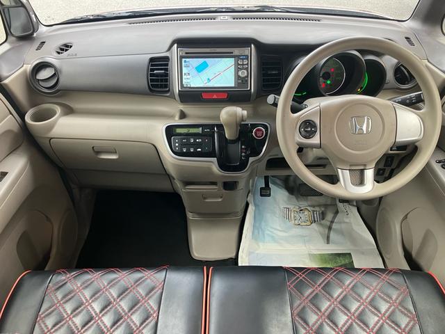 N-BOX G・Lパッケージ ETC ナビ TV付き 両側スライドドア 片側パワースライドドア バックカメラ スマートキー ステアリングスイッチ Clazzioシートカバー アイドリングストップ USB入力端子あり(19枚目)