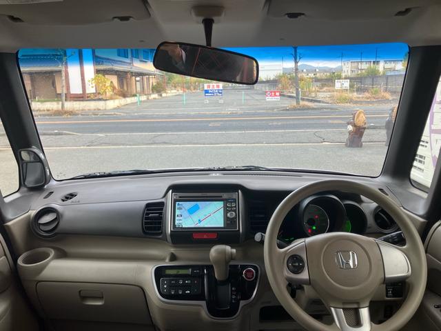 N-BOX G・Lパッケージ ETC ナビ TV付き 両側スライドドア 片側パワースライドドア バックカメラ スマートキー ステアリングスイッチ Clazzioシートカバー アイドリングストップ USB入力端子あり(20枚目)