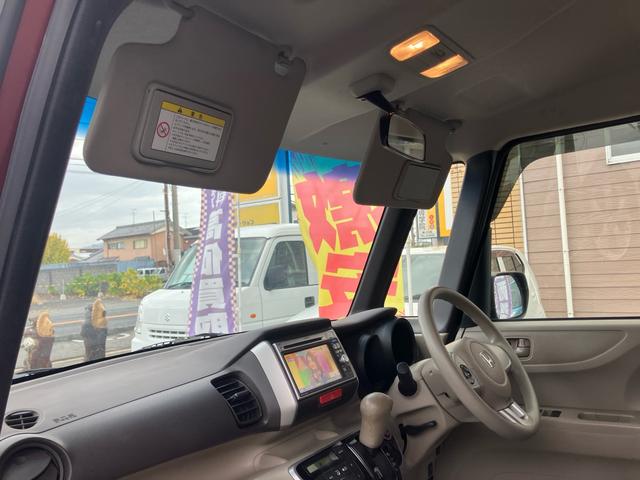 N-BOX G・Lパッケージ ETC ナビ TV付き 両側スライドドア 片側パワースライドドア バックカメラ スマートキー ステアリングスイッチ Clazzioシートカバー アイドリングストップ USB入力端子あり(47枚目)