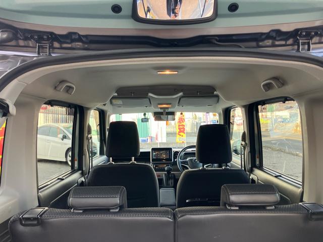 フレアワゴンタフスタイル ハイブリッドＸＳ　前後ドラレコ　ナビ　フルセグＴＶ　ＥＴＣ　両側パワースライドドア　シートヒーター　フルフラット　ルーフレール　クルーズコントロール　スマートキー　クリアランスソナー　レーンアシスト　オートライト（11枚目）