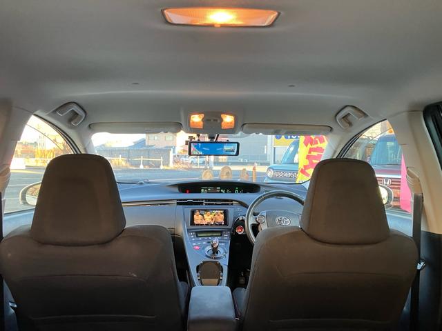 プリウス Ｓツーリングセレクション・Ｇ’ｓ　デジタルインナーミラー　前後ドラレコ　ＥＴＣ　ナビ　ＴＶ　Ｂｌｕｅｔｏｏｔｈ接続可　バックカメラ　スマートキー　スペアキーあり　プッシュスタート　ステアリングスイッチ　ヘッドライトウォッシャー（52枚目）