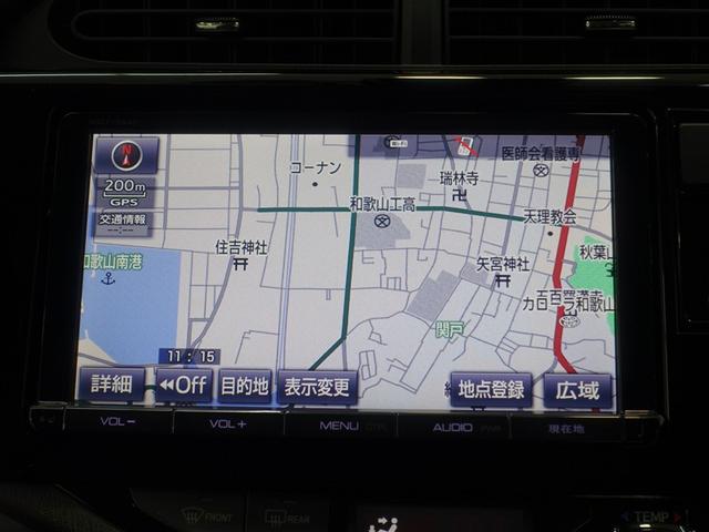 アクア Ｇブラックソフトレザーセレクション　フルセグ　メモリーナビ　ＤＶＤ再生　バックカメラ　衝突被害軽減システム　ＥＴＣ　ドラレコ　ＬＥＤヘッドランプ　ワンオーナー　記録簿（10枚目）