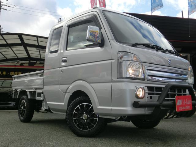 スーパーキャリイ Ｘ　全国保証令和９年１月迄　禁煙車　デュアルブレーキサポート新名神対応Ｂｌｕｅｔｏｏｔｈ対応フルセグナビ　ＥＴＣ　切り替４駆　オートマ　猪狩バンパー　ジオランダブロックタイヤ　　作業灯（5枚目）