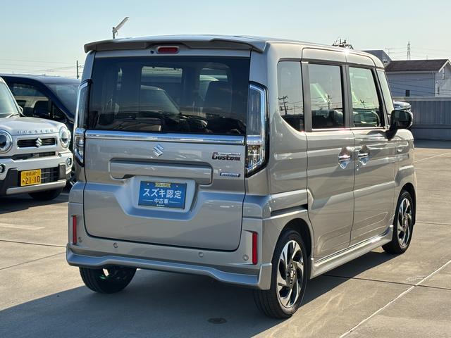 スペーシアカスタム カスタム　ＨＹＢＲＩＤ　ＸＳターボ　電動パーキング　ＬＥＤ　デュアルセンサーブレーキＩＩ｜後席両側ワンアクションパワースライド｜ＬＥＤヘッドランプ｜電動パーキングブレーキ｜マルチユースフラップ｜スリムサーキュレーター｜シートヒーター｜（8枚目）