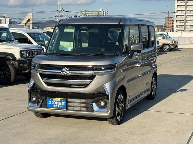 スペーシアカスタム カスタム　ＨＹＢＲＩＤ　ＸＳターボ　電動パーキング　ＬＥＤ　デュアルセンサーブレーキＩＩ｜後席両側ワンアクションパワースライド｜ＬＥＤヘッドランプ｜電動パーキングブレーキ｜マルチユースフラップ｜スリムサーキュレーター｜シートヒーター｜（76枚目）