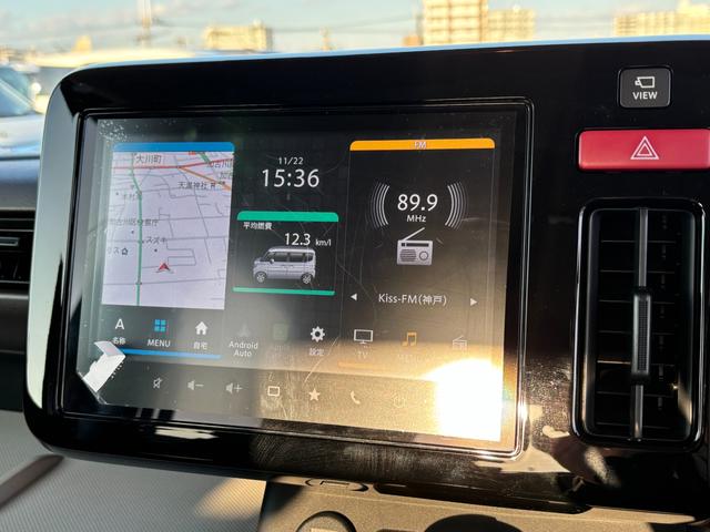 スペーシア HYBRID X 後席両側パワースライドドア 全方位ナビ デュアルセンサーブレーキII|後席両側ワンアクションパワースライド|LEDヘッドランプ|全方位モニター付メモリーナビゲーション|マルチユースフラップ|スリムサーキュレーター|(10枚目)