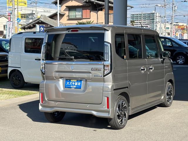 スペーシアカスタム カスタム HYBRID XSターボ ステアリングヒーター デュアルセンサーブレーキII|後席両側ワンアクションパワースライド|LEDヘッドランプ|電動パーキングブレーキ|マルチユースフラップ|スリムサーキュレーター|シートヒーター|(8枚目)