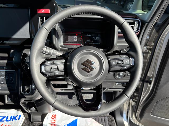 スペーシアカスタム カスタム HYBRID XSターボ ステアリングヒーター デュアルセンサーブレーキII|後席両側ワンアクションパワースライド|LEDヘッドランプ|電動パーキングブレーキ|マルチユースフラップ|スリムサーキュレーター|シートヒーター|(15枚目)