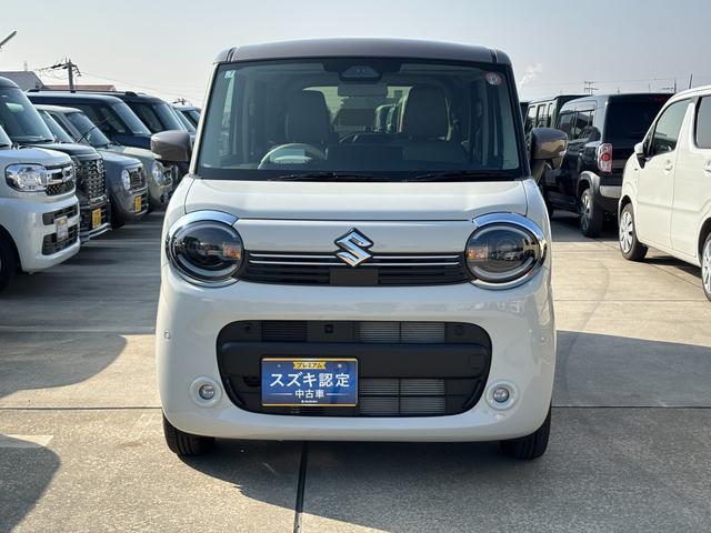 ワゴンＲスマイル ＨＹＢＲＩＤ　Ｘ　３型　後席両側パワースライド　全方位ナビ付　デュアルセンサーブレーキＩＩ｜後席両側ワンアクションパワースライド｜アダプティブクルーズコントロール｜ＬＥＤヘッドランプ｜リモート格納式ドアミラー｜３６０°プレミアムＵＶ＆ＩＲカットガラス｜（4枚目）