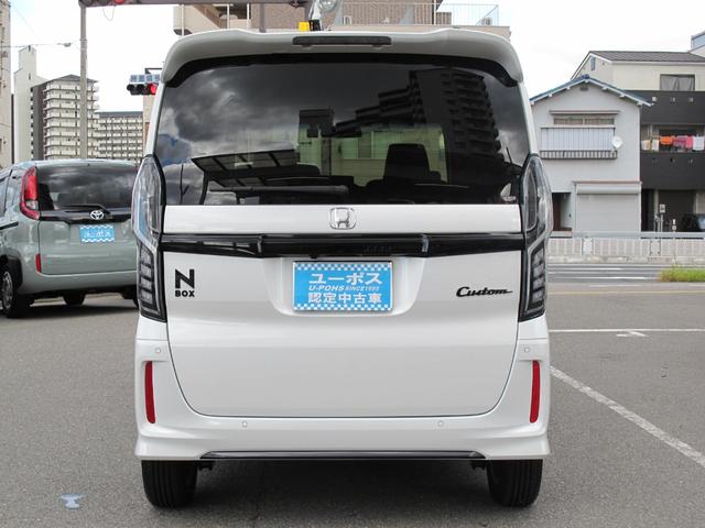 Ｎ－ＢＯＸカスタム Ｌターボ　ワンオーナー　禁煙　アルパイン１１インチナビ／ＸＦ１１ＮＸ　フルセグ　バックモニター　ＢＴオーディオ　ＤＶＤ再生　ドライブレコーダー　両側パワースライドドア　シートヒーター　ＥＴＣ　Ｒコーナーセンサー（12枚目）