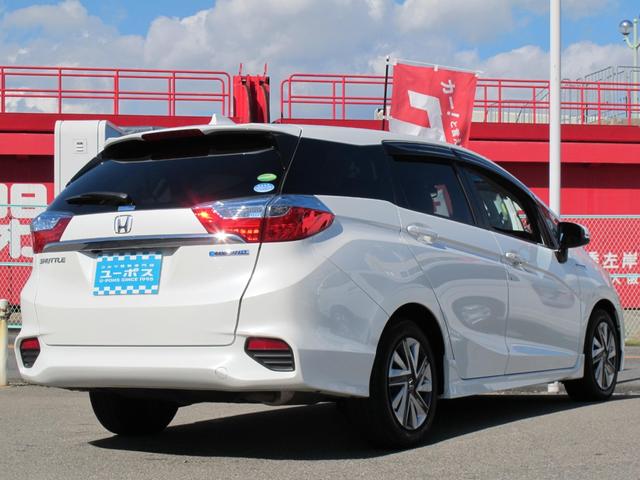 シャトル ハイブリッドＸ　１オーナー・禁煙・社外ナビ・フルセグＴＶ・Ｂカメラ・Ｂｌｕｅｔｏｏｔｈ接続・あんしんパッケージ・クルコン・ドラレコ・パドルシフト・コンビシート・ＬＥＤライト・電格ミラー・ＥＴＣ・スマートキー（6枚目）