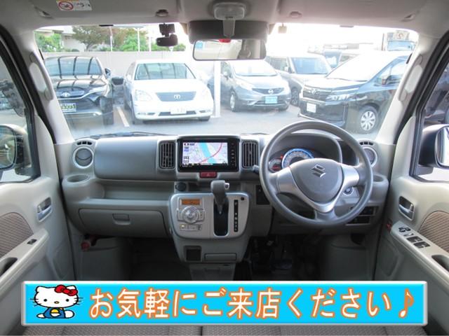 エブリイワゴン 車椅子移動者 分割式リアシート付 電動オートステップ装着車 純正ナビ(CN-RZ765W)フルセグTV・Bカメラ・ドラレコ・Bluetooth接続・衝突軽減システム・左オートステップ・電格ミラー・フォグランプ・ETC・スマートキー・社外12インチアルミホイール(5枚目)