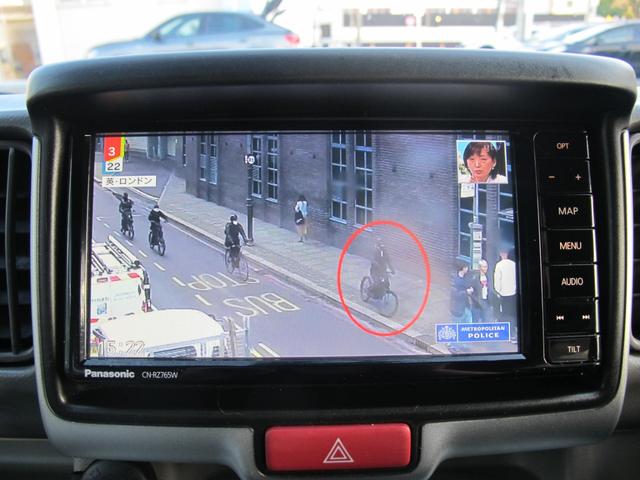 エブリイワゴン 車椅子移動者 分割式リアシート付 電動オートステップ装着車 純正ナビ(CN-RZ765W)フルセグTV・Bカメラ・ドラレコ・Bluetooth接続・衝突軽減システム・左オートステップ・電格ミラー・フォグランプ・ETC・スマートキー・社外12インチアルミホイール(33枚目)