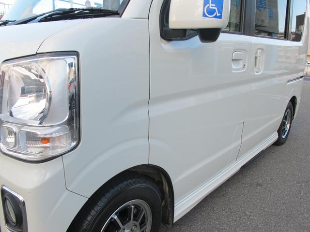 エブリイワゴン 車椅子移動者 分割式リアシート付 電動オートステップ装着車 純正ナビ(CN-RZ765W)フルセグTV・Bカメラ・ドラレコ・Bluetooth接続・衝突軽減システム・左オートステップ・電格ミラー・フォグランプ・ETC・スマートキー・社外12インチアルミホイール(51枚目)