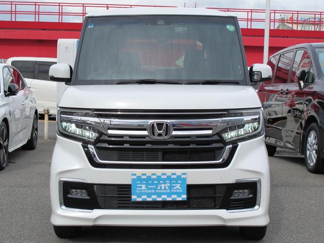 Ｎ－ＢＯＸカスタム Ｌ　ワンオーナー　禁煙　純正８インチインターナビ／ＶＸＵ－２１７ＮＢｉ　フルセグ　バックモニター　前後ドライブレコーダー　両側パワースライドドア　スマートキー２個　ＥＴＣ　シートヒーター（8枚目）