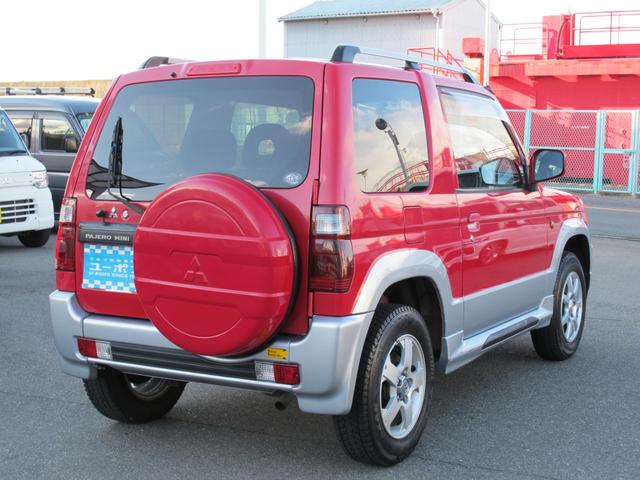 パジェロミニ ＶＲ－Ｓ　社外ナビ（ＭＤＶ－Ｓ７０７）フルセグＴＶ・Ｂカメラ・ＤＶＤ再生可・Ｂｌｕｅｔｏｏｔｈ接続・前後ドラレコ・背面タイヤ・ルーフレール・電動格納ミラー・社外１５インチアルミホイール（11枚目）