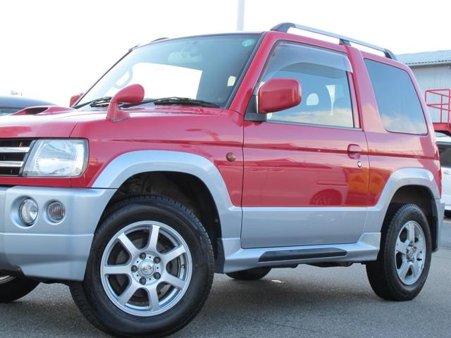 パジェロミニ ＶＲ－Ｓ　社外ナビ（ＭＤＶ－Ｓ７０７）フルセグＴＶ・Ｂカメラ・ＤＶＤ再生可・Ｂｌｕｅｔｏｏｔｈ接続・前後ドラレコ・背面タイヤ・ルーフレール・電動格納ミラー・社外１５インチアルミホイール（44枚目）