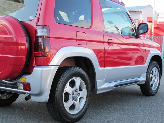 パジェロミニ ＶＲ－Ｓ　社外ナビ（ＭＤＶ－Ｓ７０７）フルセグＴＶ・Ｂカメラ・ＤＶＤ再生可・Ｂｌｕｅｔｏｏｔｈ接続・前後ドラレコ・背面タイヤ・ルーフレール・電動格納ミラー・社外１５インチアルミホイール（46枚目）