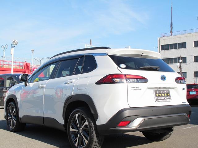 カローラクロス ハイブリッド Z 禁煙・9インチディスプレイオーディオ・全周囲カメラ・BSM・ナビ・フルセグテレビ・ルーフレール・スマートキー・シートヒーター・エアーシート・パワーバックドア・パワーシート・18インチAW(13枚目)