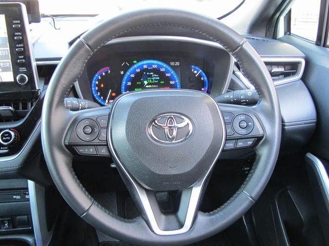 カローラクロス ハイブリッド Z 禁煙・9インチディスプレイオーディオ・全周囲カメラ・BSM・ナビ・フルセグテレビ・ルーフレール・スマートキー・シートヒーター・エアーシート・パワーバックドア・パワーシート・18インチAW(40枚目)