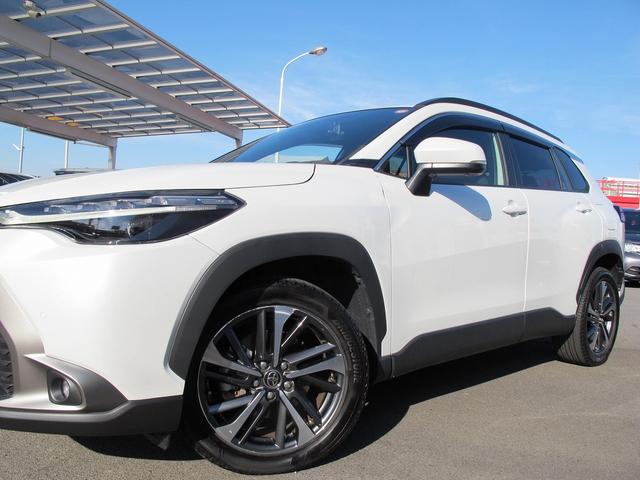 カローラクロス ハイブリッド Z 禁煙・9インチディスプレイオーディオ・全周囲カメラ・BSM・ナビ・フルセグテレビ・ルーフレール・スマートキー・シートヒーター・エアーシート・パワーバックドア・パワーシート・18インチAW(50枚目)