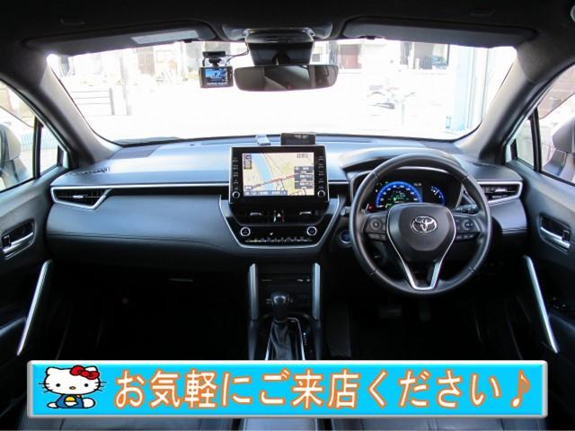 カローラクロス ハイブリッド Z 禁煙・9インチディスプレイオーディオ・全周囲カメラ・BSM・ナビ・フルセグテレビ・ルーフレール・スマートキー・シートヒーター・エアーシート・パワーバックドア・パワーシート・18インチAW(60枚目)