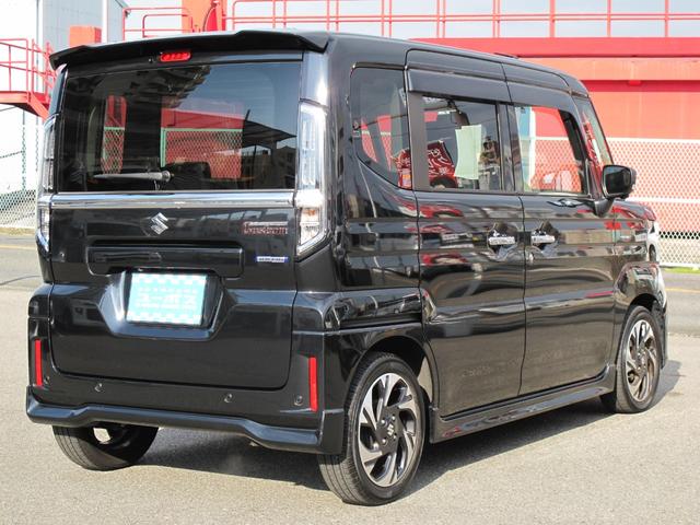 スペーシアカスタム ハイブリッドＸＳ　全方位モニター付メモリーナビ・スズキコネクト対応通信機装着車・フルセグＴＶ・両側パワースライドドア・スマートキー２個・デュアルセンサーブレーキサポート２・ＬＥＤ・ＨＵＤ・レーダークルーズ（12枚目）