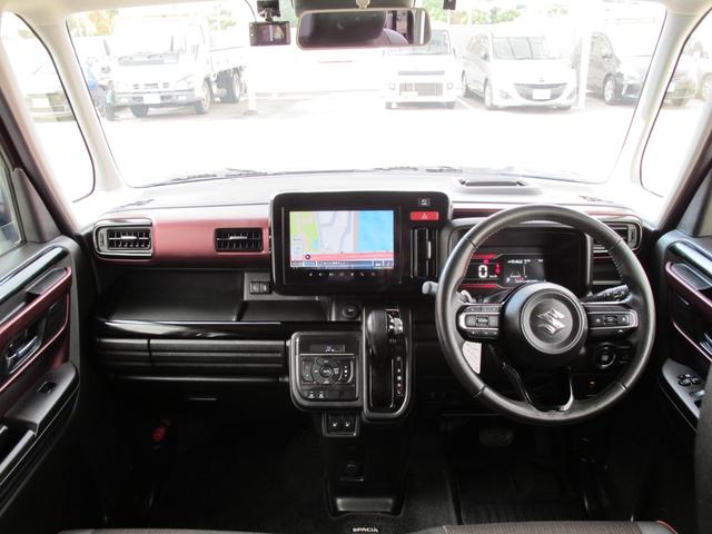 スペーシアカスタム ハイブリッドＸＳ　全方位モニター付メモリーナビ・スズキコネクト対応通信機装着車・フルセグＴＶ・両側パワースライドドア・スマートキー２個・デュアルセンサーブレーキサポート２・ＬＥＤ・ＨＵＤ・レーダークルーズ（15枚目）