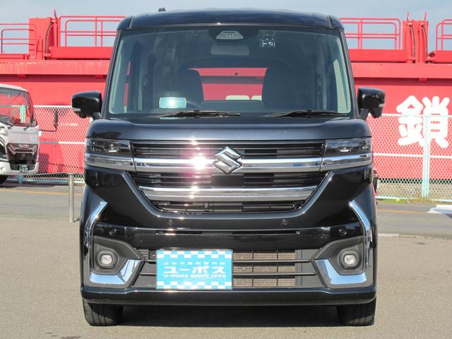 スペーシアカスタム ハイブリッドＸＳ　全方位モニター付メモリーナビ・スズキコネクト対応通信機装着車・フルセグＴＶ・両側パワースライドドア・スマートキー２個・デュアルセンサーブレーキサポート２・ＬＥＤ・ＨＵＤ・レーダークルーズ（53枚目）