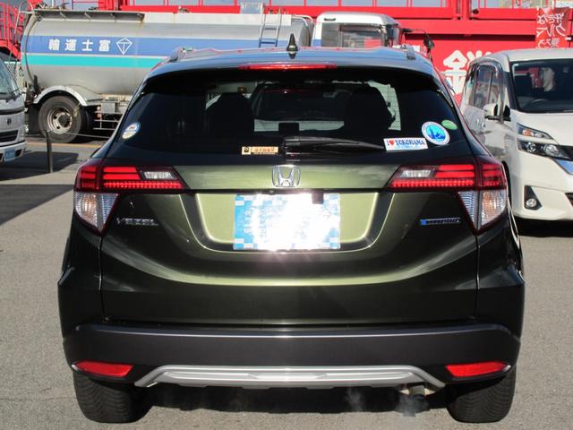 ヴェゼル ハイブリッドＸ　禁煙・インターナビ・フルセグＴＶ・Ｂカメラ・Ｂｌｕｅｔｏｏｔｈ接続・あんしんパッケージ・クルコン・ＬＥＤライト・パドルシフト・電格ミラー・スマートキー・純正１７インチアルミホイール（47枚目）