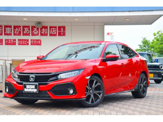 シビック ハッチバック　ホンダセンシング　ホンダセンシング　６速ＭＴ　ターボ車　ケンウッドメモリーナビ　フルセグＴＶ　バックカメラ　ＬＥＤライト　ＬＥＤフォグ　　前席シートヒーター　ステリモ　クルコン　プッシュスタート　スマートキー　ＥＴＣ（2枚目）