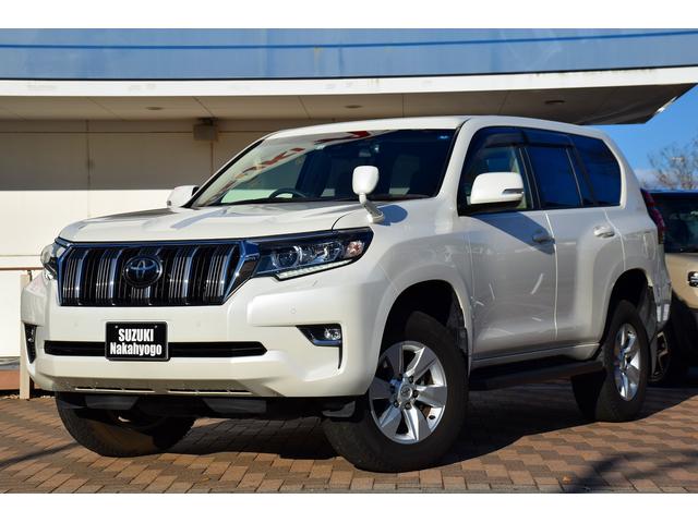 ランドクルーザープラド ＴＸ　プリクラッシュ　純正ナビ　フルセグ　バックカメラ　ＬＥＤランプ　フォグランプ　クリアランスソナー　ステリモ　クルコン　電格ミラー　プッシュスタート　スマートキー　純正１７インチアルミ　ドラレコ　ＥＴＣ（5枚目）