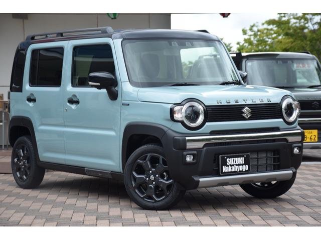 ハスラー タフワイルド　新車未登録／スズキセーフティ／純正９インチ全方位モニター付きナビ／純正１５インチアルミホイール／ＬＥＤヘッドライト／ＬＥＤフォグライト／ルーフレール／３６０°ＵＶ＆ＩＲカットガラス／シートヒーター（36枚目）