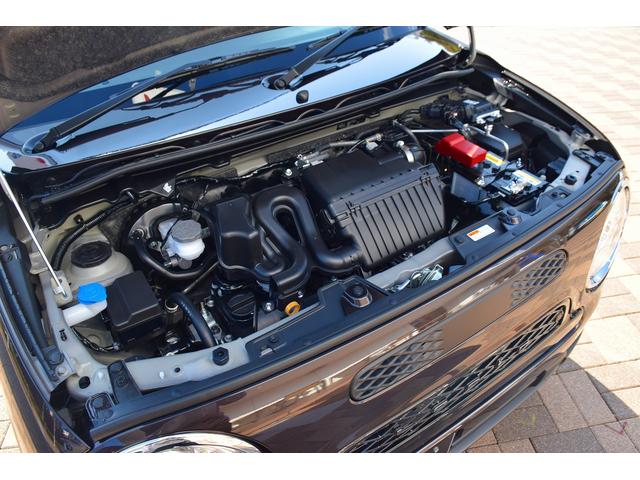 アルトラパンＬＣ ハイブリッドＸ　新車未登録車　スズキセーフティ　全方位カメラパッケージ　２トーンカラー　専用内装シート　ＬＥＤランプ　前席シートヒーター　ベンチシート　アイドリングストップ　革巻きステアリング　電格ミラー　純正アルミ（64枚目）